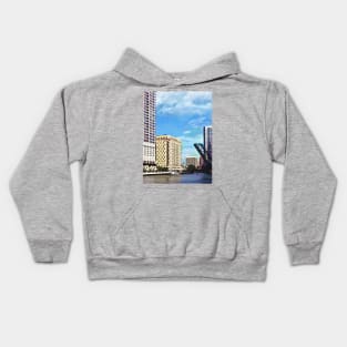 Chicago IL - Near the Kinzie Street Bridge Kids Hoodie